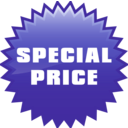 download Special Price Sticker clipart image with 135 hue color