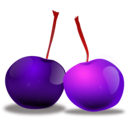 download Cherries clipart image with 270 hue color