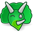 download Triceratops Tango Style clipart image with 45 hue color