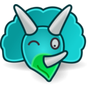 download Triceratops Tango Style clipart image with 90 hue color