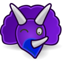 download Triceratops Tango Style clipart image with 180 hue color