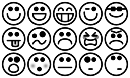 Greyscale Smiley Set