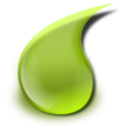 download Slime Drop 2 clipart image with 135 hue color