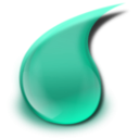 download Slime Drop 2 clipart image with 225 hue color