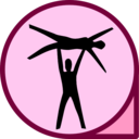 download Acrobatic Icon clipart image with 90 hue color