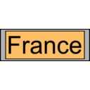 download Digital Display With France Text clipart image with 315 hue color
