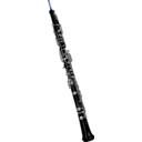 download Oboe clipart image with 180 hue color