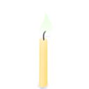 download Candle clipart image with 45 hue color