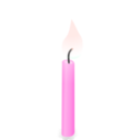 download Candle clipart image with 315 hue color