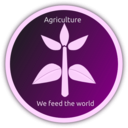download Agriculture Logo clipart image with 180 hue color