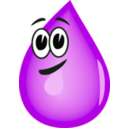 download Water Droplet clipart image with 90 hue color
