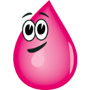 download Water Droplet clipart image with 135 hue color
