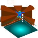 download Wallpaper Luchador En El Ring clipart image with 180 hue color