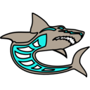 download Shark Grey Red By Ashed clipart image with 180 hue color