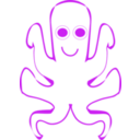 download Octopus clipart image with 270 hue color