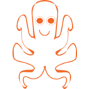 download Octopus clipart image with 0 hue color