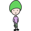 download Quiet Boy clipart image with 45 hue color