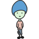 download Quiet Boy clipart image with 135 hue color