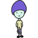 download Quiet Boy clipart image with 180 hue color