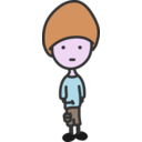 download Quiet Boy clipart image with 315 hue color