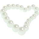 download Pearl Heart clipart image with 45 hue color