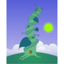 download Beanstalk clipart image with 45 hue color