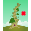 download Beanstalk clipart image with 315 hue color