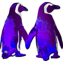 download Tux Love 2 clipart image with 45 hue color