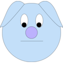 download Sad Piggy clipart image with 225 hue color