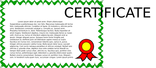 Certificate In Colour