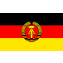 download Flag Of The German Democratic Republic clipart image with 0 hue color