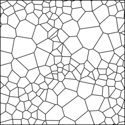 Voronoi Diagram With 3 Attractor Points