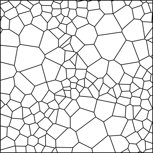 Voronoi Diagram With 3 Attractor Points