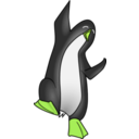 download Penguin clipart image with 45 hue color