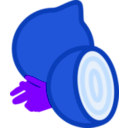 download Onion clipart image with 180 hue color