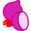 download Onion clipart image with 270 hue color
