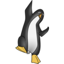 download Penguin clipart image with 0 hue color