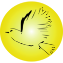 download Dove Icon clipart image with 90 hue color