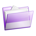download Simple Folder Documents clipart image with 225 hue color