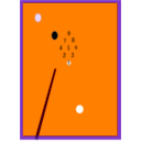 download 9ball clipart image with 270 hue color