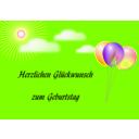 download Birthday Card clipart image with 270 hue color
