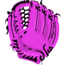 download Baseball Glove clipart image with 270 hue color