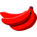 download Bananas clipart image with 315 hue color