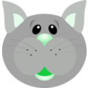 download Cat clipart image with 135 hue color