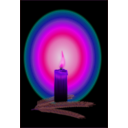 download Magic Candlelight clipart image with 270 hue color