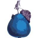 download Pear clipart image with 135 hue color