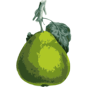 download Pear clipart image with 0 hue color