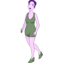 download Model Of Woman clipart image with 270 hue color