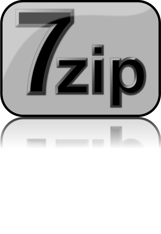 7zip Glossy Extrude Gray