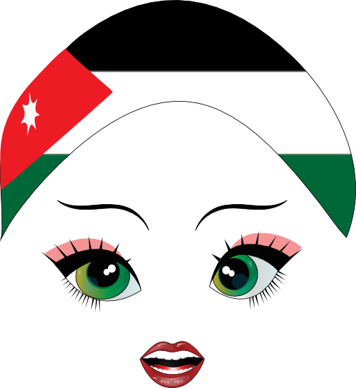 Pretty Jordan Girl Smiley Emoticon